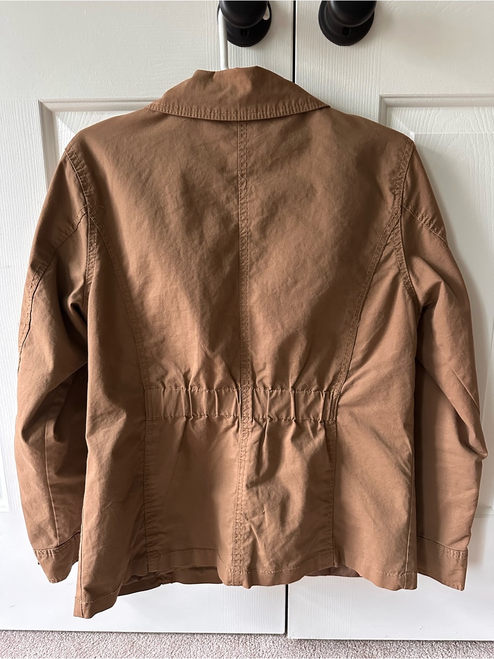 Universal Thread Canvas Utility Jacket (Tan/Brown)